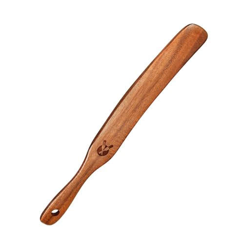 Sauerteigspatel Schaber, Holzschaber Hitzebeständiger Küchenschaber Mit Langem Griff, Rühren Von Sauerteigstartern Tragbarer Multifunktionaler Rührstab Zum Kochen Und Mischen von Qizeroty