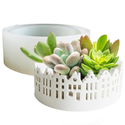 Silikonform Für Kerzenständer - LED Leuchthaus Form - Antihaft Bastelwerkzeug zur Herstellung von Tischdekoration | Haus Seife Handwerk Küche Zuhause Silikonform Für Kerzenständer - LED Leuchthaus Form - Antihaft Bastelwerkzeug zur Herstellung von Tischdekoration | Haus Seife Handwerk Küche Zuhause von Qizeroty