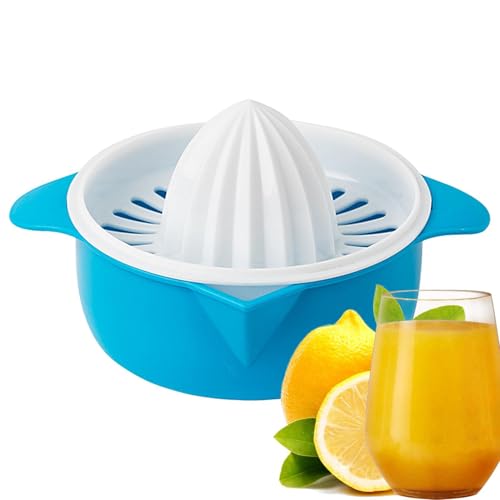 Zitronensaft Squeezer, Manuelle Entsafter Zitronen Squeezer, Tragbare Manuelle Limettenküchenzubehör, Multifunktionale Mini Practical Juice Squeezer Für Orangefarbene Zitrusfach von Qizeroty