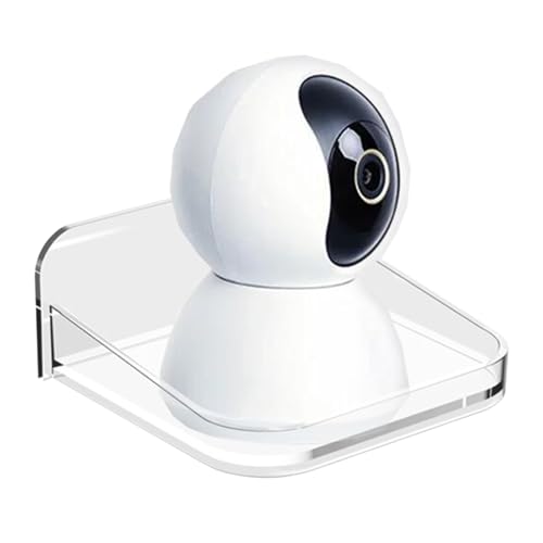 Qkbuza Babyphone Ablage | Wandmontage Ablage,Sicherheitskamera Halterung Schwebend Display Für Fenster Wohnung Mieter Schlafzimmer Studentenwohnung Badezimmer von Qkbuza