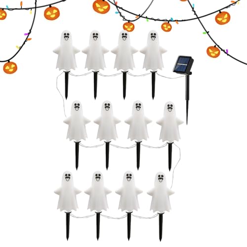 Qkbuza Halloween-Hofpfahl-, wasserdicht, energieeffizient, gruselige Laterne für Pergola, Fotografie, Requisite, Hochzeit, Weihnachten, Display Park von Qkbuza