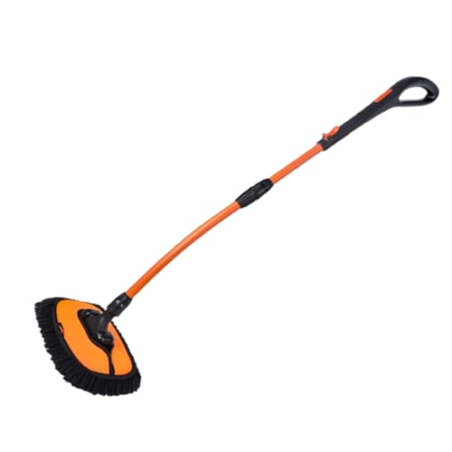 Qkbuza Langer Griff Autowaschmopp - Auto Reinigungsmopp | Ausziehbarer Kratzfester Staubwedel Für Auto LKW von Qkbuza