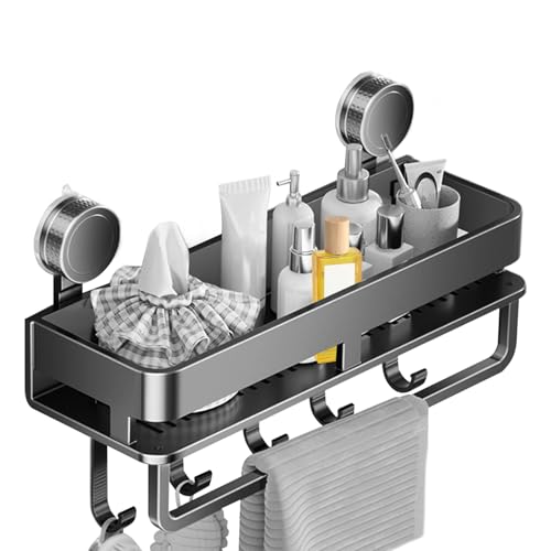 Qkbuza Saugnapf | Wandmontiertes Gewürz- SaugnapfMit 5 Haken Für Küche Bad Auf Metall Fliesen Glas Marmor Wohnung Qkbuza Saugnapf | Wandmontiertes Gewürz- SaugnapfMit 5 Haken Für Küche Bad Auf Metall Fliesen Glas Marmor Wohnung von Qkbuza