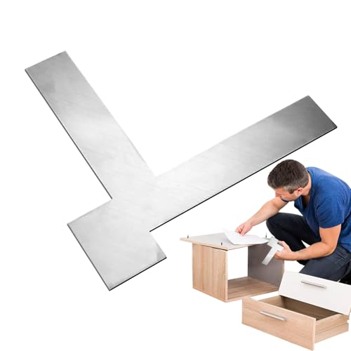 Qkbuza Winkelmesser Für Rechte Winkel - 90° Ausrichtungs- & Anreißwerkzeug | Ergonomisches Multifunktionswerkzeug für Holzarbeiten Wandprüfung Malerarbeiten Möbelmontage Fliesenverlegung von Qkbuza