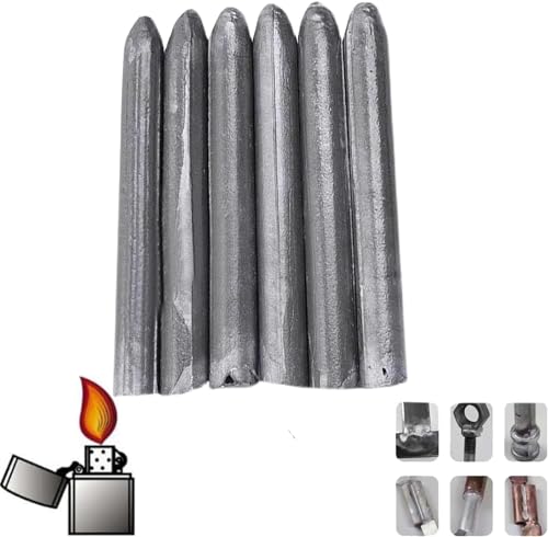 Low Temperature Universal Welding Rod,Easy Welding Electrode Aluminum Rod,Metal Universal Low Temperature Easy Melt Welding Rods,Easy Welding Rods for Metal Welding (6pcs) von Qklovni