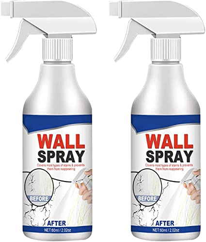 Qklovni 2Pcs Versatile Wall Repair Paint Wall Spray, Water-Based Paint White Peel, Refurbishment Stain Repair Paint Self Spray, Covers Up Stain Sealing Ceiling Paint 60ml Qklovni 2Pcs Versatile Wall Repair Paint Wall Spray, Water-Based Paint White Peel, Refurbishment Stain Repair Paint Self Spray, Covers Up Stain Sealing Ceiling Paint 60ml von Qklovni