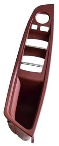 Qklyxr , for, F10 F11 F18 2010-2016 RHD Rechts vorne Autofahrer, for Sitz, Armlehne Innentürgriff Innenverkleidung Zugverkleidungsabdeckung 4 7 Stück 51417225851 Autotür-Zuziehgriff(Wine Red-Panel) von Qklyxr