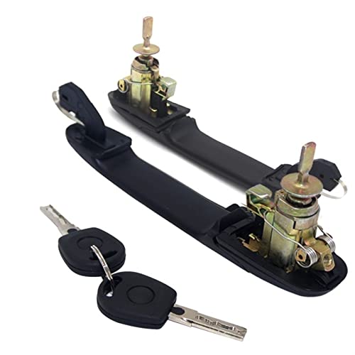 Qklyxr 2 Stück Türgriff vorne links rechts mit Schlosszylinder, 33 mm Stiftlänge, for Ford, Galaxy 1995–2006, 6K0837205, 6K0837206 Autotürschloss Qklyxr 2 Stück Türgriff vorne links rechts mit Schlosszylinder, 33 mm Stiftlänge, for Ford, Galaxy 1995–2006, 6K0837205, 6K0837206 Autotürschloss von Qklyxr