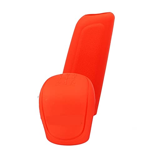 Qklyxr 2Pc Auto Manuelle Silikon Shift Getriebe Kopf Knob Abdeckung Handbremse Hand Brems Abdeckungen Hülse Fall Haut Schutz styling Schaltknauf(Red) von Qklyxr