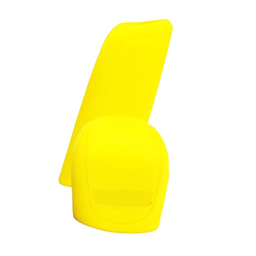 Qklyxr 2Pc Auto Manuelle Silikon Shift Getriebe Kopf Knob Abdeckung Handbremse Hand Brems Abdeckungen Hülse Fall Haut Schutz styling Schaltknauf(Yellow) von Qklyxr