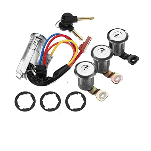 Qklyxr Auto-3-Türschloss-Set mit Zündzylinder, for Citroen, Berlingo, for Peugeot, for Partner, 1996–2008 96244156 9170.G3 9170.CW 252522 Autotürschloss Qklyxr Auto-3-Türschloss-Set mit Zündzylinder, for Citroen, Berlingo, for Peugeot, for Partner, 1996–2008 96244156 9170.G3 9170.CW 252522 Autotürschloss von Qklyxr