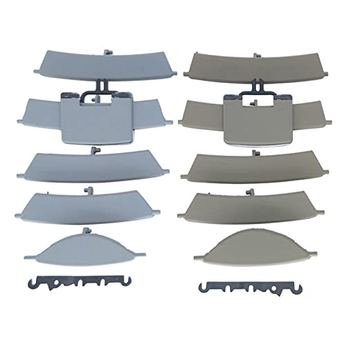 Qklyxr Auto vorne links Mitte rechts Air Vent Outlet Tab Clip Reparatursatz, for, ML GL Klasse W164 ML300 GL450 16483021549116 Auto-Lüftungsclip(Beige Middle) von Qklyxr