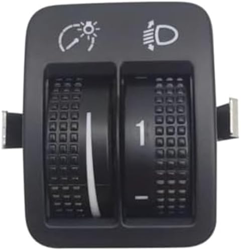 Qklyxr Autoscheinwerferschalter, for VW, for Tiguan, Auto-Frontlichtschalter Scheinwerfer-Dimmer Scheinwerfer-Steuerschalter 5Nd941333A Scheinwerferschalter Qklyxr Autoscheinwerferschalter, for VW, for Tiguan, Auto-Frontlichtschalter Scheinwerfer-Dimmer Scheinwerfer-Steuerschalter 5Nd941333A Scheinwerferschalter von Qklyxr