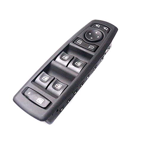 Qklyxr Elektrische Fensterheber-Schalter Auto-Fenster-Lift Control-Schalter Taste Sitz for Renault Megane Laguna 2008-2016 254000015R Fensterschalter von Qklyxr