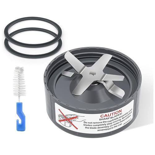 Qklyxr Ersatzteile, for NutriBullet, 600 Watt 900 Watt Ersatz-Extraktorklinge Mixerbecher Zubehör Mixerklinge von Qklyxr