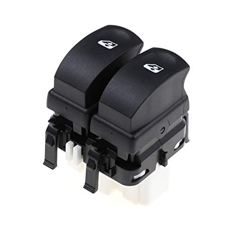 Qklyxr Fensterheberschalter Steuertaste Auto-Fenster-Lift Control Schalter Sitz for Renault Clio III Modus Twingo II 2005 2006 2007 2008-2018 8200214943 Fensterschalter von Qklyxr