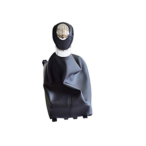 Qklyxr For Mazda, 6 2002 2003 2004 2005 2006 2007 Gamasche Boot Leder Abdeckung Auto Styling 5 6 Gang Manuelle Schaltknauf hebel HandBall Schaltknauf(6 Speed Boot) von Qklyxr