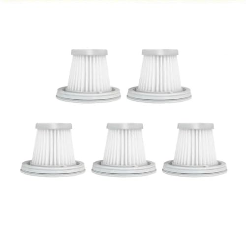 Qklyxr For Xiaomi, for Mijia Handy Staubsauger SSXCQ01XY, Home Car Mini Wireless Hepa Filter Ersatzteile Ersatz Zubehör H13 Vakuumfilter(5 Filters) von Qklyxr