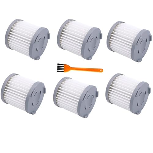 Qklyxr HEPA-Filter-Ersatz, for Cecotec Conga Rockstar 500 Ultimate Xtrem, for Conga Rockstar 700 Staubsauger, Staubsauger-Ersatzteile Vakuumfilter(6pcs) von Qklyxr