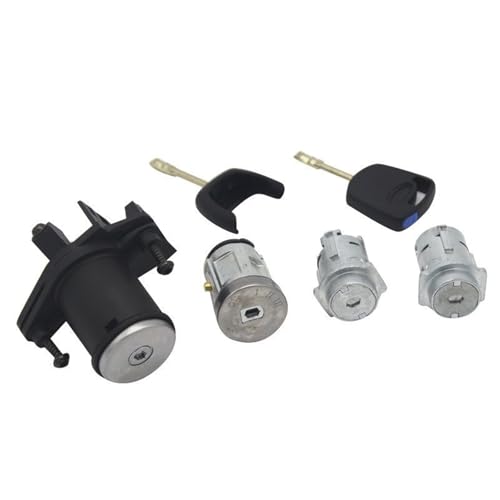 Qklyxr KOMPLETTES SCHLOSS-SET ZÜNDSCHALTER LINKS RECHTS TÜRSCHLOSS STAMMSCHLOSS, for Ford, FIGO Autotürschloss von Qklyxr
