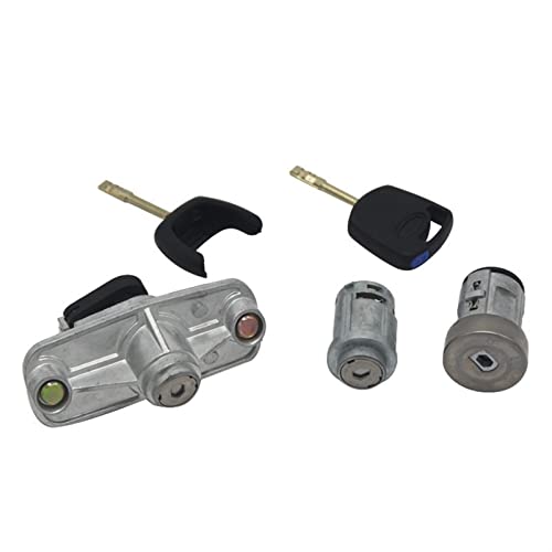 Qklyxr KOMPLETTES SCHLOSS-SET ZÜNDSCHALTER TÜRSCHLOSS STAMMSCHLOSS, for Ford, for Mondeo, 2001-2007 LK1S71F22050AA Autotürschloss(Mondeo Set-3pcs) von Qklyxr