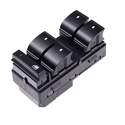 Qklyxr Red Light Electric Power Master Fenster-Schalter Auto-Fenster-Lift Control-Schalter Taste Fit For 2007-2016 GMC Acadia 20945224 Fensterschalter von Qklyxr