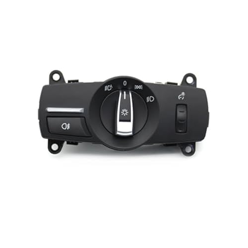 Qklyxr Scheinwerferschalter for die Frontscheinwerfer, for, 5er 6er 7er X3 X4 F10 F11 F07 F06 F01 F25 F26 61319192744 61319192746 Scheinwerferschalter(BLACK Model A) von Qklyxr