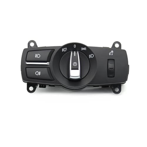 Qklyxr Scheinwerferschalter for die Frontscheinwerfer, for, 5er 6er 7er X3 X4 F10 F11 F07 F06 F01 F25 F26 61319192744 61319192746 Scheinwerferschalter(BLACK Model B) von Qklyxr