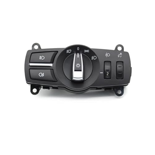 Qklyxr Scheinwerferschalter for die Frontscheinwerfer, for, 5er 6er 7er X3 X4 F10 F11 F07 F06 F01 F25 F26 61319192744 61319192746 Scheinwerferschalter(BLACK Model C) von Qklyxr