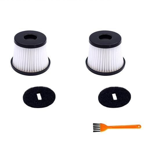 Qklyxr Staubsauger-HEPA-Filter-Ersatz, for Hyundai H-VCH06 h-vch07, Zubehör for Handstaubsauger-Filterteile Vakuumfilter(2pcs) von Qklyxr