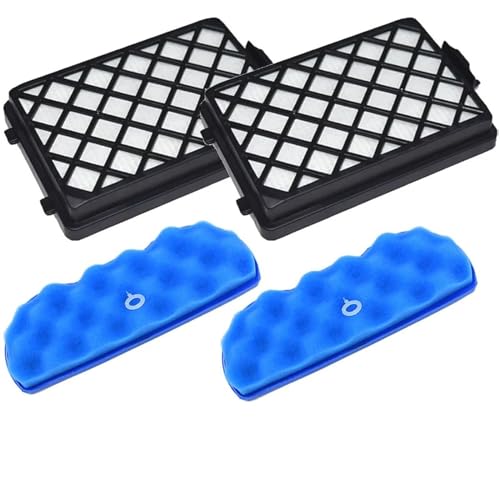 Qklyxr Staubsauger Staubfilter HEPA H13 OUTLET Filter Assy, for Samsung DJ97-01670B SC8810 SC8813 SC8858 SC8835 Staubsauger Zubehör Vakuumfilter(2 Set) von Qklyxr