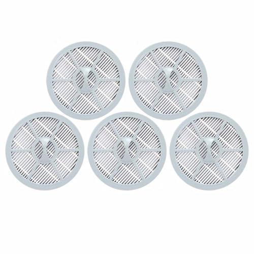 Qklyxr Staubsaugerfilter und Luftauslass-HEPA-Filter, for FC8208 FC8250 FC8260 FC8262 FC8264 Staubsaugerzubehör Vakuumfilter(5 Filter-01) von Qklyxr
