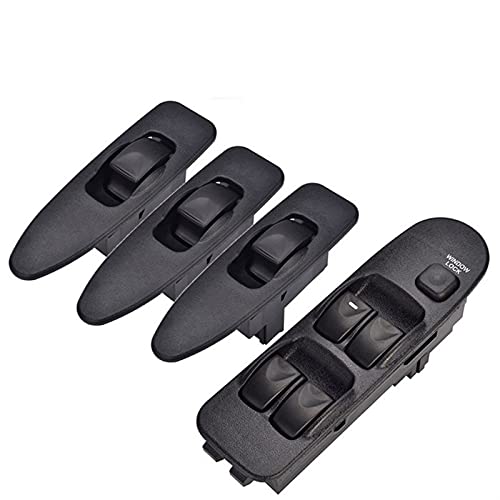 Qklyxr Vorne Links Rechts Power Fenster Control Schalter Taste, for Mitsubishi, Carisma Panel ABS Auto Teile Fensterschalter von Qklyxr