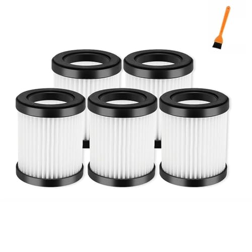 Qklyxr Waschbarer HEPA-Filter, for MOOSOO, XL-618A X6, for GeeMo, G201, Akku-Staubsauger, Filterelemente, Ersatzteile Vakuumfilter(5 HEPA) von Qklyxr