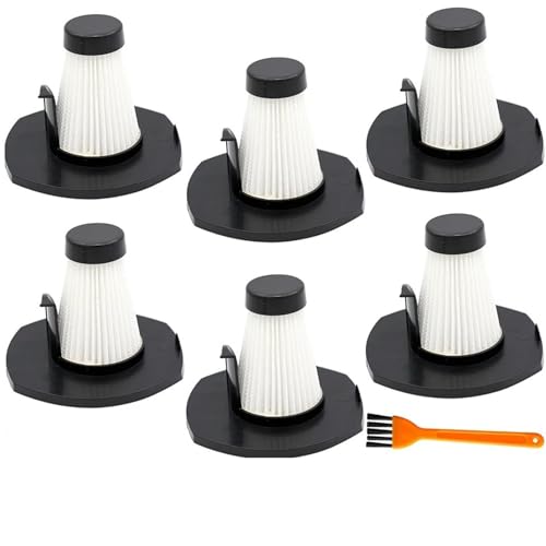 Qklyxr Waschbarer HEPA-Filter for Staubsauger, for MooSoo LT450 kabelgebundener Staubsauger, Filterteile-Zubehör Vakuumfilter(6pcs) von Qklyxr