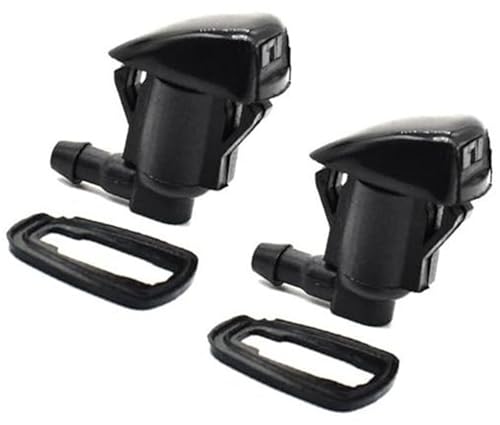 Qklyxr for Jeep, for Grand, for Cherokee 2005 2006 2007 2008 2009 2010 2011 2012 2013 2014 2015 2016 2X Frontscheibenwischer-Waschdüsen-Set Scheibenwaschdüse(BLACK 3) von Qklyxr