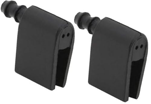 Qklyxr for VW, for Crafter 2006 2007 2008 2009 2010 2011 2012 2013 2014 2015 2016 2017 2018 2 Stück Scheibenwischer-Waschdüse Sprühstrahl 2E1955985 Scheibenwaschdüse(BLACK 2) von Qklyxr