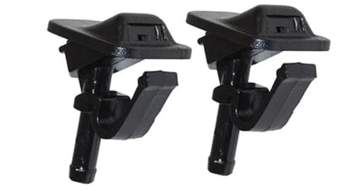 Qklyxr for Wrangler, for Jk 2002 2003 2004 2005 2006 2007 2008 2009 2010 2011 2012 2 Stück Waschdüse 55156728AB Scheibenwaschdüse von Qklyxr