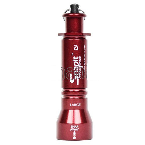 SnapIT Ampullenöffner für Glasampullen 5-25 ml (Kunststoff, Rot) von Qlicksmart