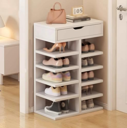 QmEna Schuhregal aus Massivholz, mehrschichtiges Schuhregal für den Hauseingang, tragbarer Schuhschrank, mehrschichtige Aufbewahrungslösung für den Hauseingang 6th Floor QmEna Schuhregal aus Massivholz, mehrschichtiges Schuhregal für den Hauseingang, tragbarer Schuhschrank, mehrschichtige Aufbewahrungslösung für den Hauseingang 6th Floor von QmEna