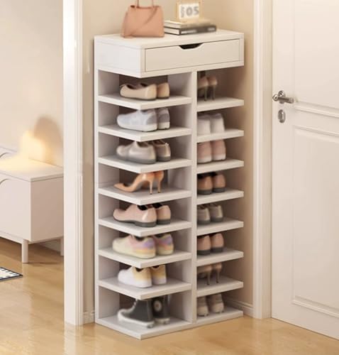 QmEna Schuhregal aus Massivholz, mehrschichtiges Schuhregal für den Hauseingang, tragbarer Schuhschrank, mehrschichtige Aufbewahrungslösung für den Hauseingang 9th Floor QmEna Schuhregal aus Massivholz, mehrschichtiges Schuhregal für den Hauseingang, tragbarer Schuhschrank, mehrschichtige Aufbewahrungslösung für den Hauseingang 9th Floor von QmEna