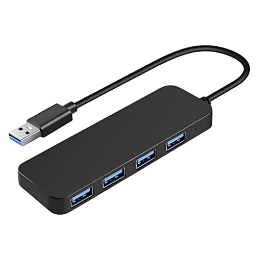 Qmisify USB-Multiport-Adapter, mehrere USB-Anschlüsse, USB-Splitter und 4 USB-Ports für PC, Flash-Laufwerk und mehr von Qmisify