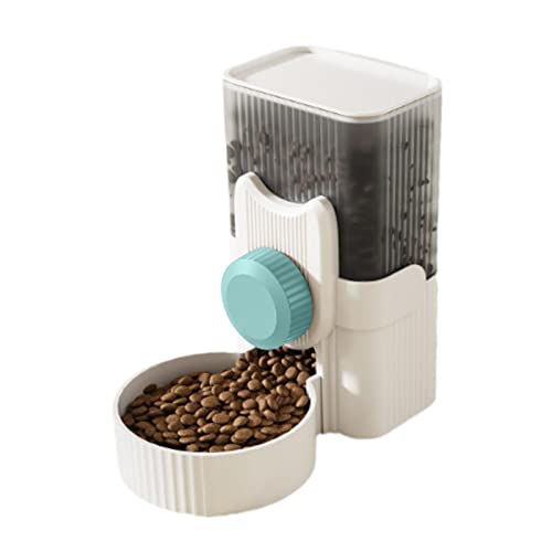 Qmisify Vogelkäfig-Spender, automatischer Futterspender für Hundekäfig, Wasserspender für Vögel, Futterspender für Haustiere von Qmisify
