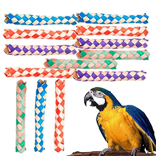 Qmisify Vogelkauspielzeug | Vogelspielzeug für Wellensittiche, Nymphensittiche, Conure Farbrohr, Kauspielzeug für große und kleine Papageien, kleine Papageien, kleine Papageien Qmisify Vogelkauspielzeug | Vogelspielzeug für Wellensittiche, Nymphensittiche, Conure Farbrohr, Kauspielzeug für große und kleine Papageien, kleine Papageien, kleine Papageien von Qmisify