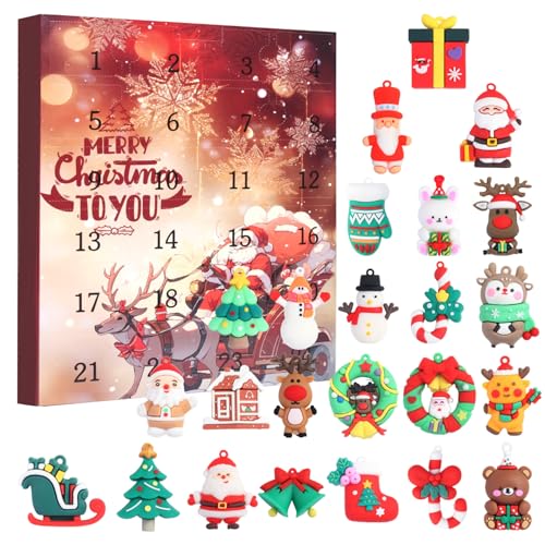 24-tägige Mystery Box Christmas Advent Calender mit niedlichen Squeeze-Zappelspielzeug, hängende Überraschung für Kinderfreunde Kollegen, Adventskalender 2025 24-tägige Mystery Box Christmas Advent Calender mit niedlichen Squeeze-Zappelspielzeug, hängende Überraschung für Kinderfreunde Kollegen, Adventskalender 2025 von QmjdDymx