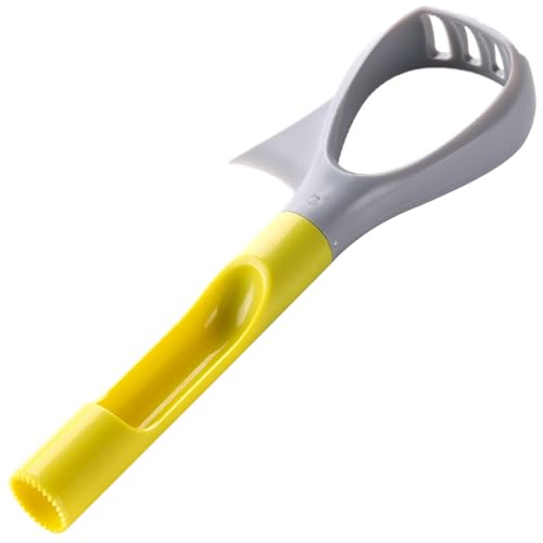 Avocado Slicer, 3-in-1-Avocado-Cutter, wiederverwendbarer Slicer und Masher mit bequemem Griff, Multifunktionswerkzeug 8.4x2.7x1.3inch von QmjdDymx