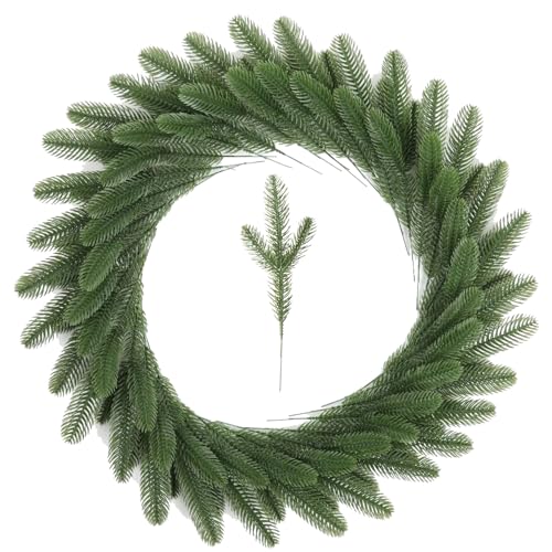 Norfolk Pine Garland, 100pcs Norfolk Pine Stängel 9, 5 Zoll künstlicher Plastik -Girlande Grüne Weichzweig für DIY Wrader Home Decor, Zedern Norfolk Pine Garland, 100pcs Norfolk Pine Stängel 9, 5 Zoll künstlicher Plastik -Girlande Grüne Weichzweig für DIY Wrader Home Decor, Zedern von QmjdDymx