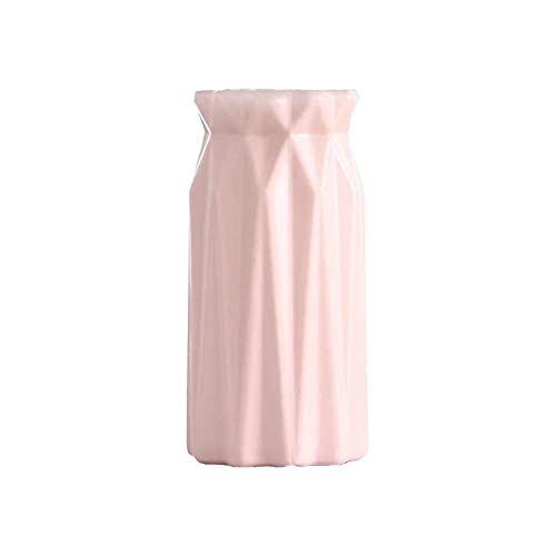 Origami Vase, Nordic Typ Imitation Keramik Blütentopf Origami Plastikvase Flasche Hausdekoration (Rose) Blumentopf von QmjdDymx