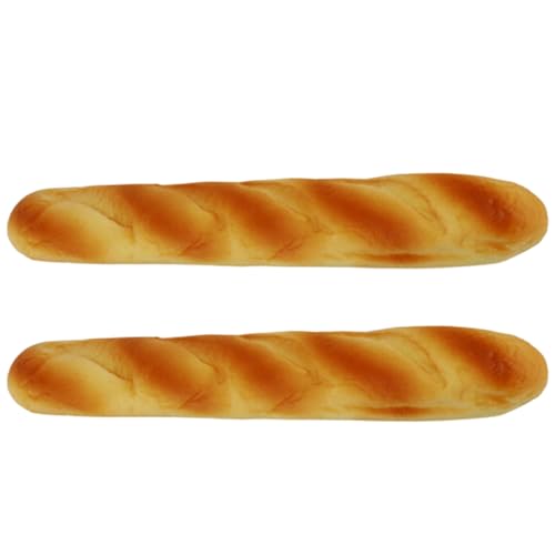 QmjdDymx 2pcs 13.8x2.4in realistisches langes künstliches Brot, PU für Display, Fotografien, Bäckerei -Ornament, Gebäck, Gebäck QmjdDymx 2pcs 13.8x2.4in realistisches langes künstliches Brot, PU für Display, Fotografien, Bäckerei -Ornament, Gebäck, Gebäck von QmjdDymx