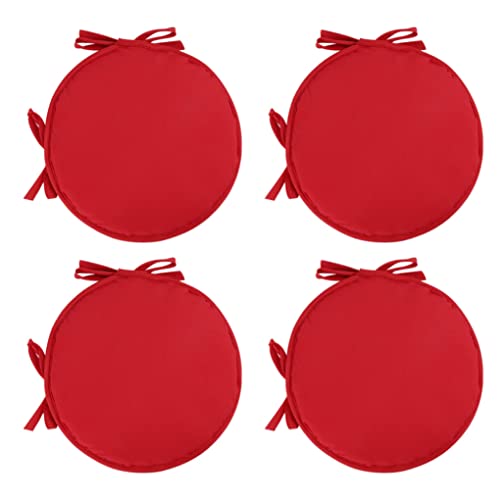 QmjdDymx Sitzkissen für Esstühle, 4PCS 14, 96 Zoll dunkelrot von QmjdDymx